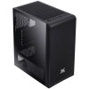 GABINETE GAMER VAUX PRETO LATERAL VIDRO