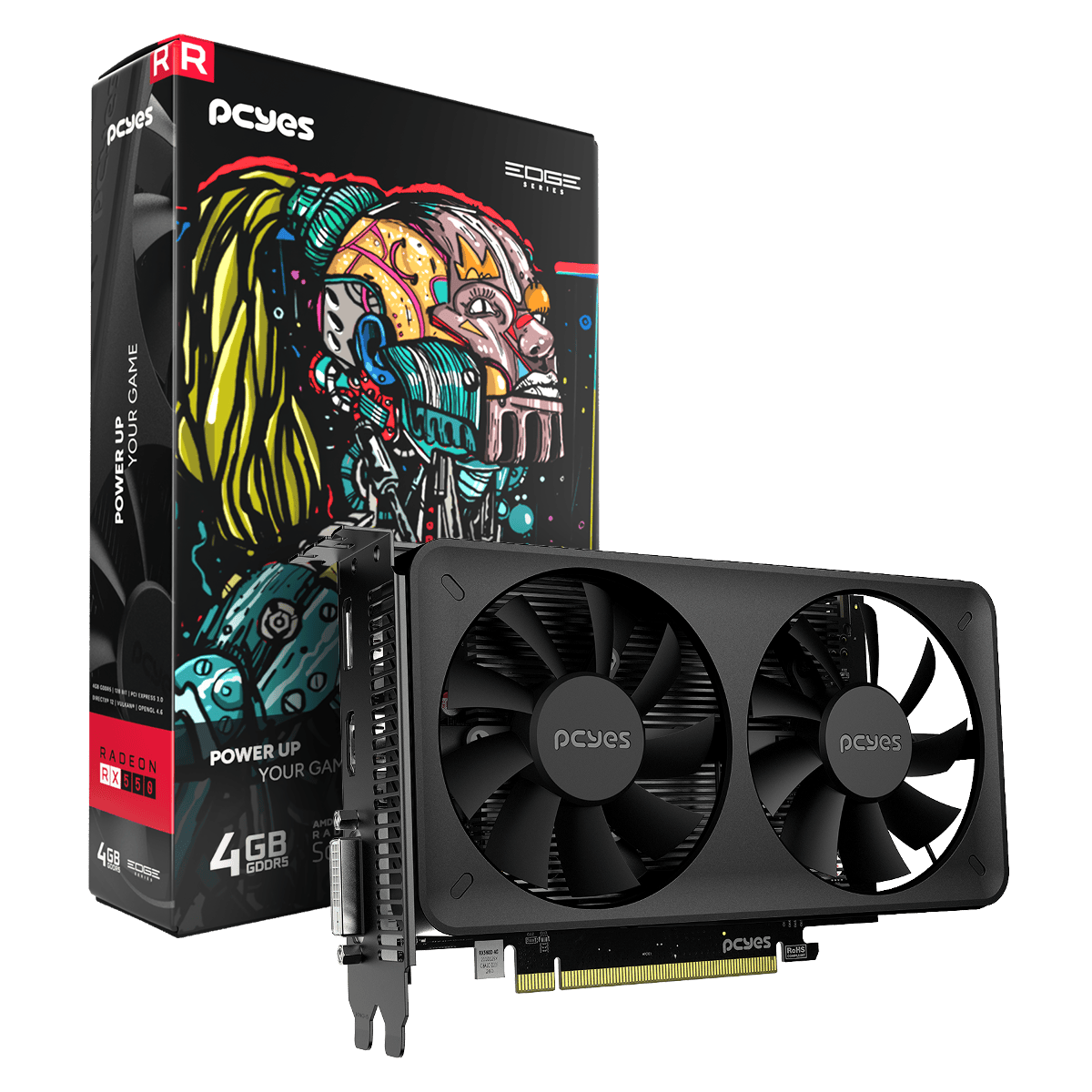 Gpu Rx 550 4Gb Gddr5 128 Bits