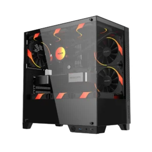 Gabinete Gamer Forcefield Twr Black Vulcan - Gfftwrbv